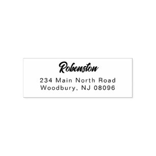 RETURN ADDRESS Custom Return Address Self-inking Stamp