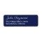 return address dark-blue