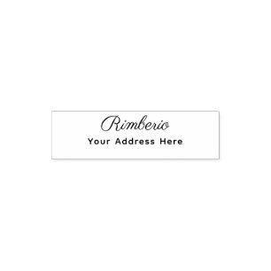 Return Address Elegant Self-inking Stamp