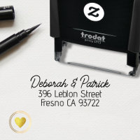 Return Address Elegantly Script Name Written