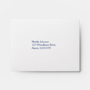 Return Address Envelope A2 for RSVP Cards