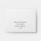 Return Address Envelope for RSVP