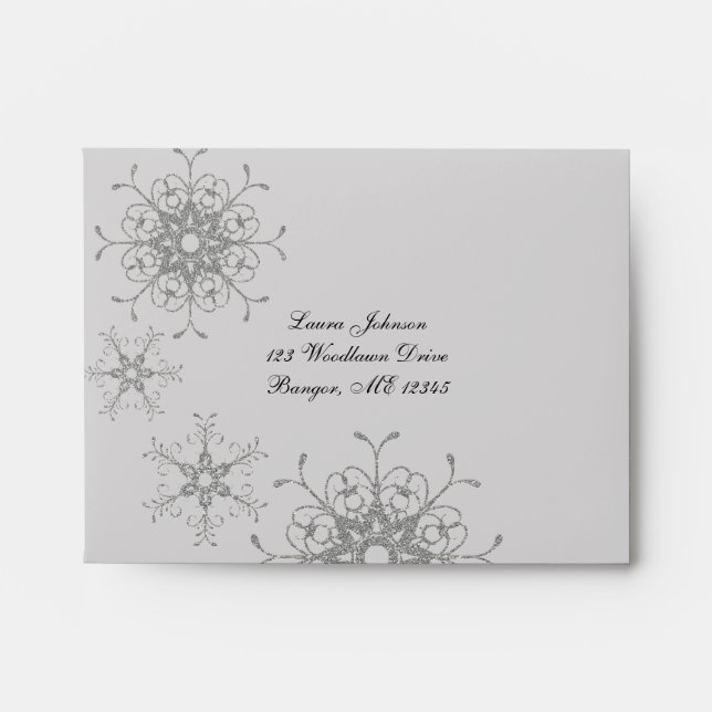 Return Address Envelope for RSVP Card (Front)