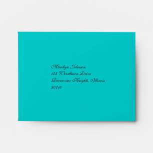 Return Address Envelope for RSVP Card