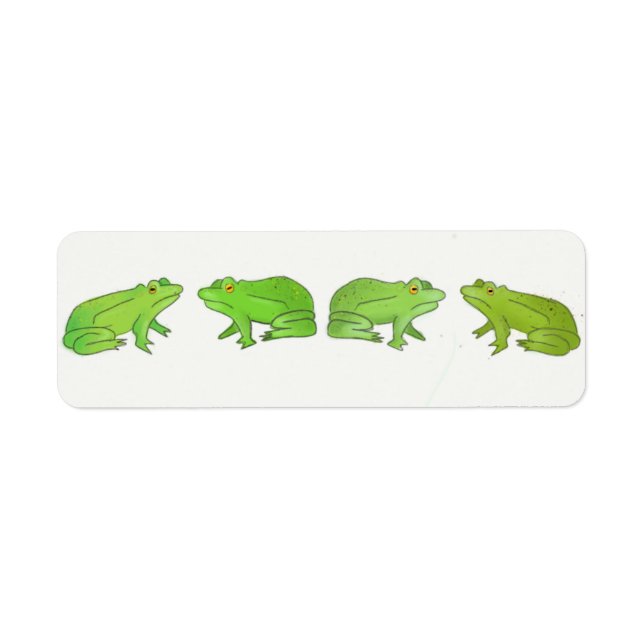 Return Address frog Label (Front)