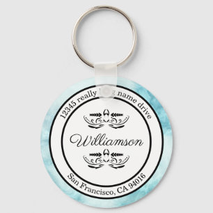 Return address keychain