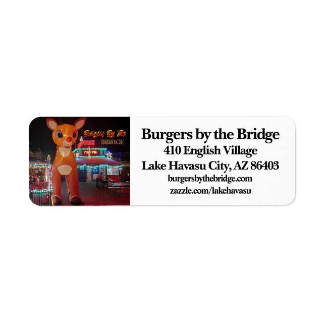 Return Address Label (Front)