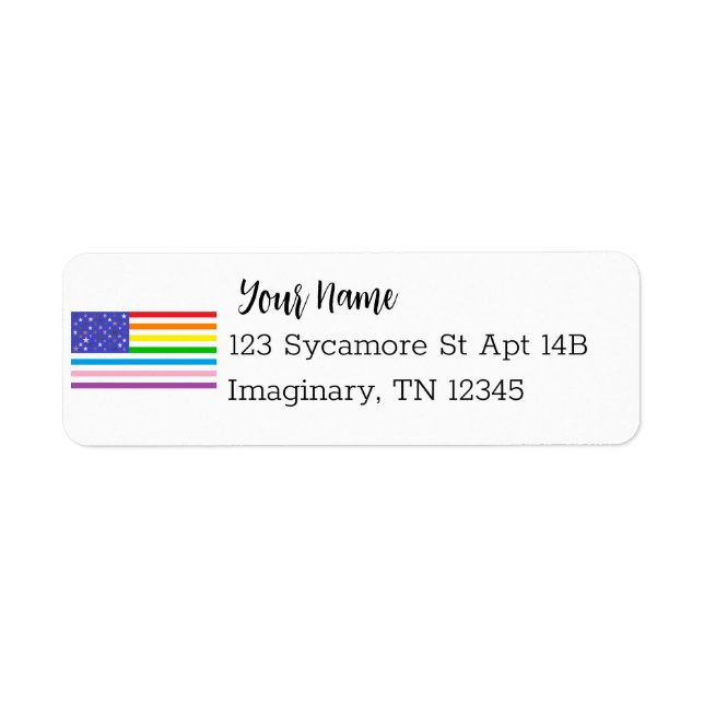 Return Address Label (Front)