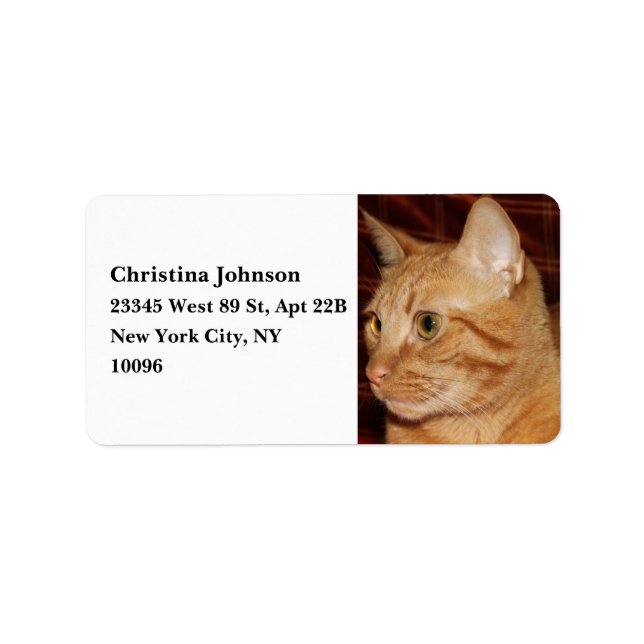 Return Address Label (Front)