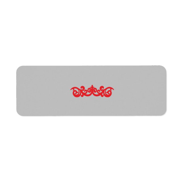 Return Address Label (Front)