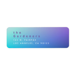 Return Address Label