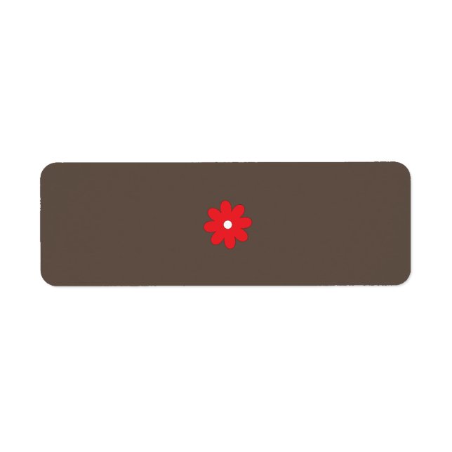 Return Address Label (Front)