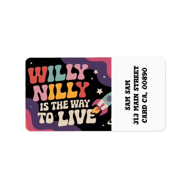Return Address Label (Front)