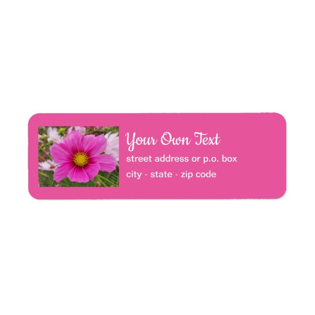 . RETURN ADDRESS LABEL (Front)