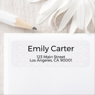Return Address Label
