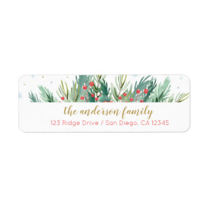 Return Address Label