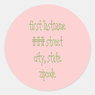 return address label