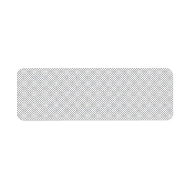 Return Address Label (Front)