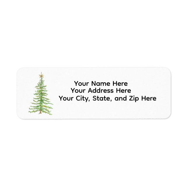 Return Address Label (Front)