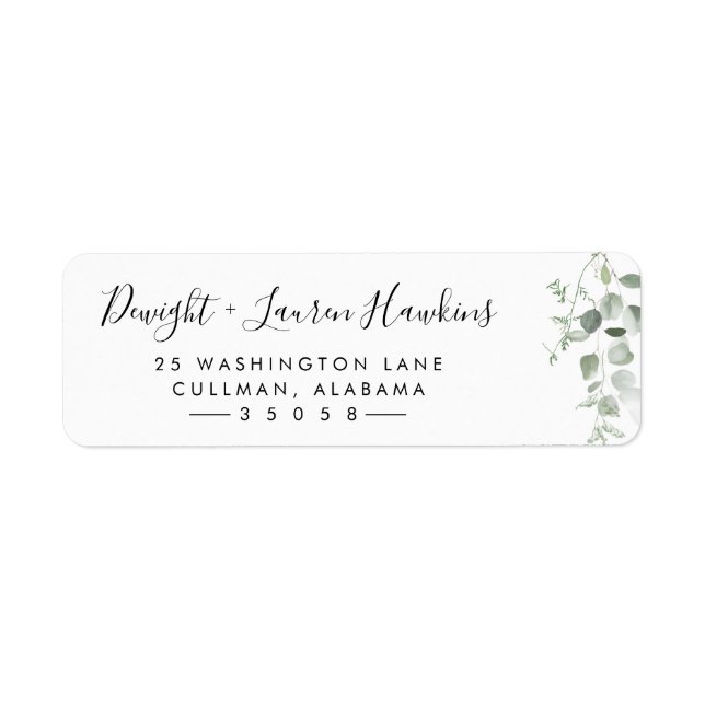 Return Address Label | Annabeth (Front)