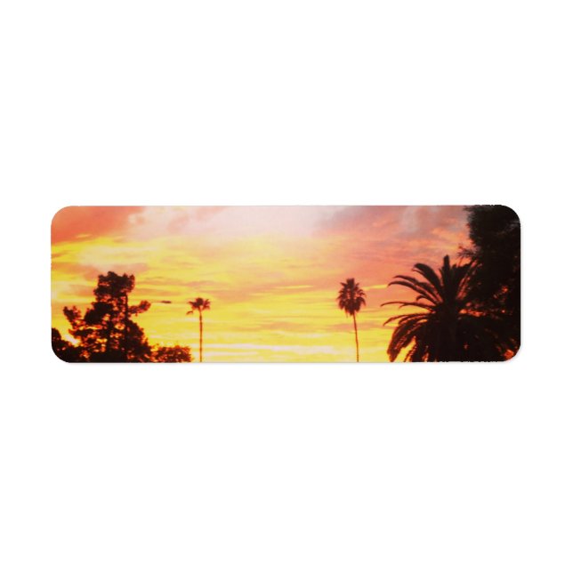 Return Address Label Arizona Sunset (Front)