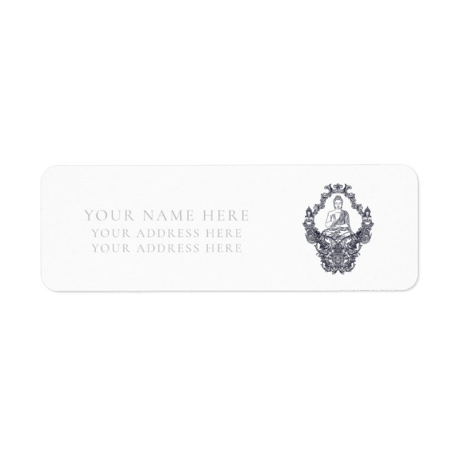 RETURN ADDRESS LABEL : BUDDHA (Front)