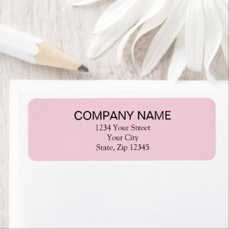 Return Address Label | Pink