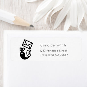Return Address Label, Snail Label
