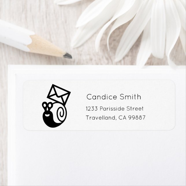 Return Address Label, Snail Label (Insitu)