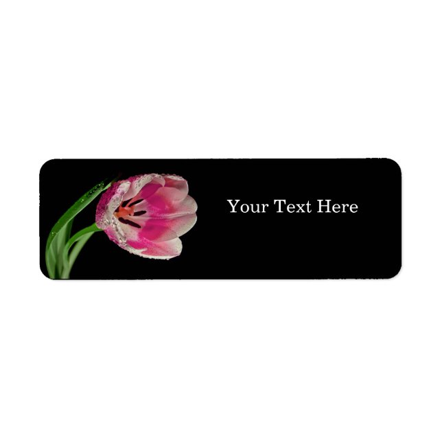 Return Address Label Tulip (Front)