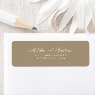 Return Address Label Wedding.