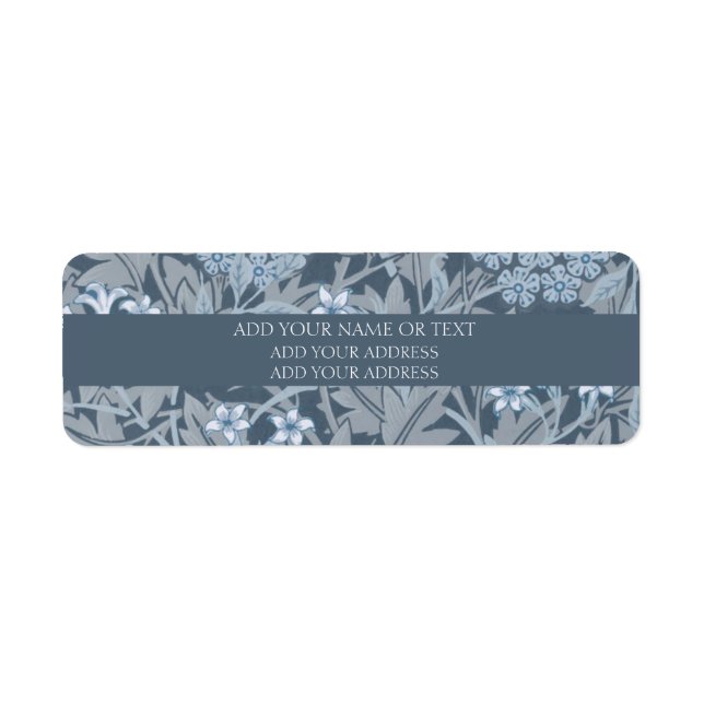 RETURN ADDRESS LABEL : WILLIAM MORRIS (Front)