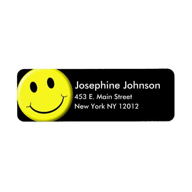Return Address Labels (Front)
