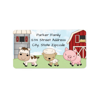 Return Address Labels │ Barnyard Farm