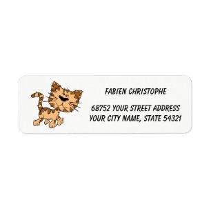 Return Address Labels. Cat. Label