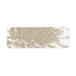 Return Address Labels Elegant Floral Design