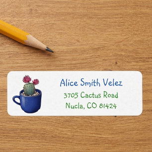 Return Address Labels for Cactus Lovers