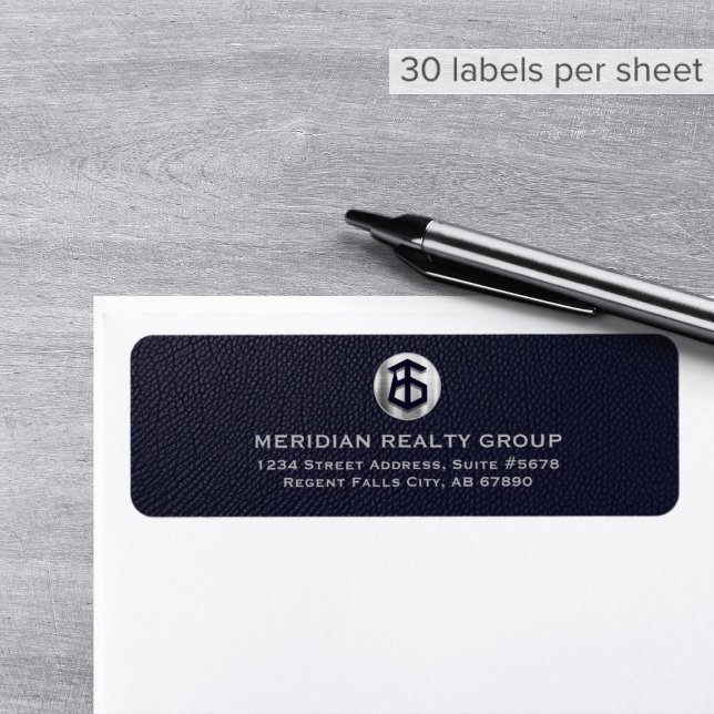 Return Address Labels for Real Estate Business (Creator Uploaded)