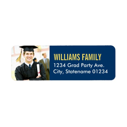 Return Address Labels | Graduation Photo Design