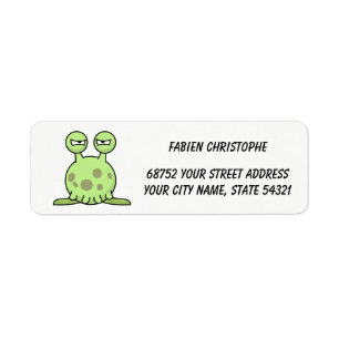 Return Address Labels. Monster. Label