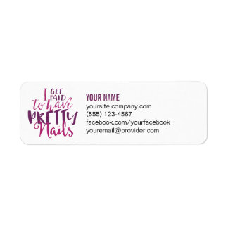 Return Address Labels or Catalogue Labels