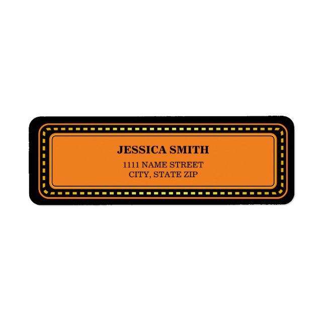 Return Address Labels | Personalised Create (Front)