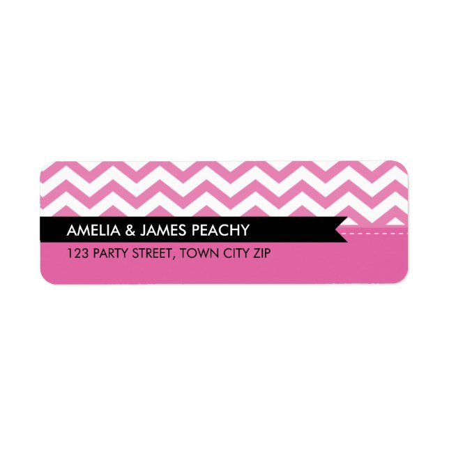 RETURN ADDRESS LABELS :: simple minimal classy (Front)