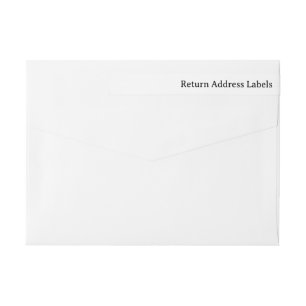 Return Address Labels Slim