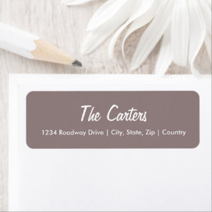 Return Address Labels - Wedding Invite  Stationary