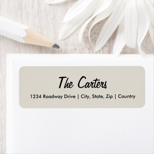Return Address Labels - Wedding Invite  Stationary (Insitu)