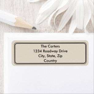 Return Address Labels - Wedding Invite  Stationary