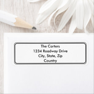 Return Address Labels - Wedding Invite  Stationary