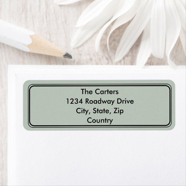 Return Address Labels - Wedding Invite  Stationary (Insitu)