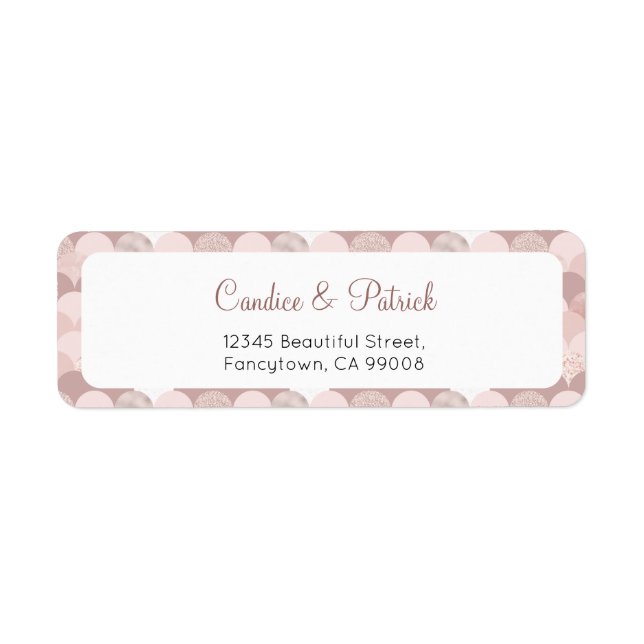Return Address Labels, Wedding Label (Front)